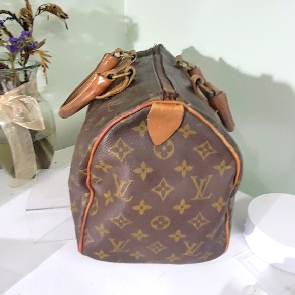 Sale 👀 Louis Vuitton Monogram Speedy 30 BOSTON Bag Vtg Paris W Free Organizer - Picture 5 of 16